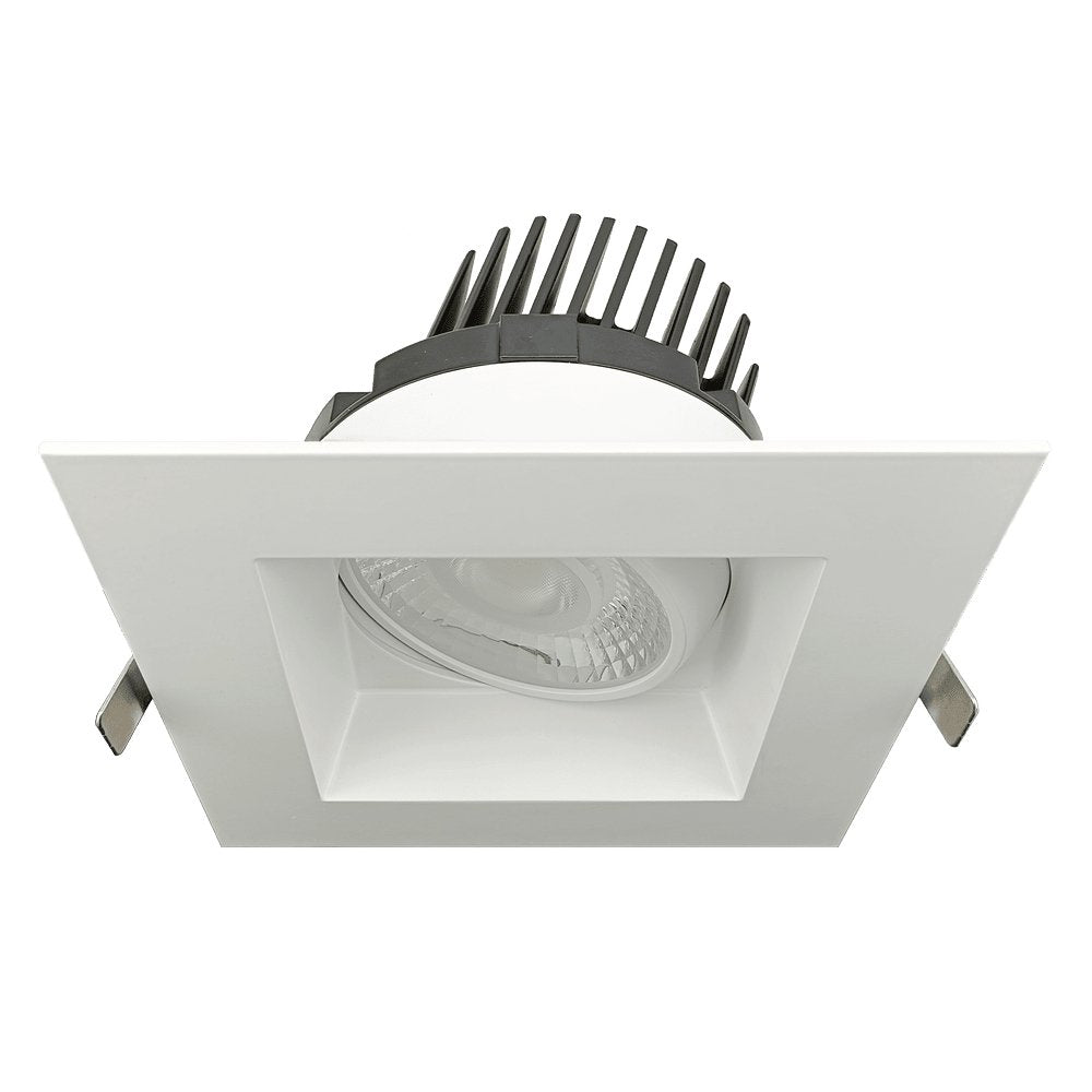 GDL-G20094Goodlite G-20094 6" 22W LED Square Spotlight Regressed Gimbal Selectable CCT