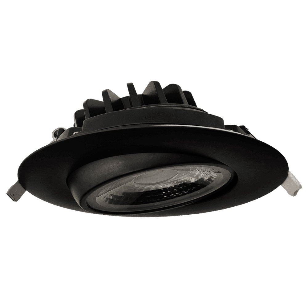 GDL-G48357Goodlite G-48357 4" 14W LED Recessed Gimbaled Downlight Selectable CCT Black