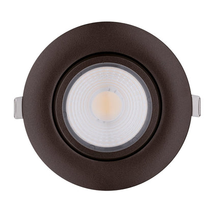 GDL-G48359Goodlite G-48359 4" 14W LED Recessed Gimbaled Downlight Selectable CCT Bronze