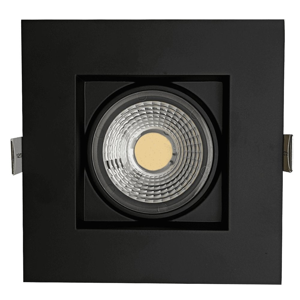 GDL-G48367Goodlite G-48367 14W LED 4" Square Gimbaled Downlight Selectable CCT Black
