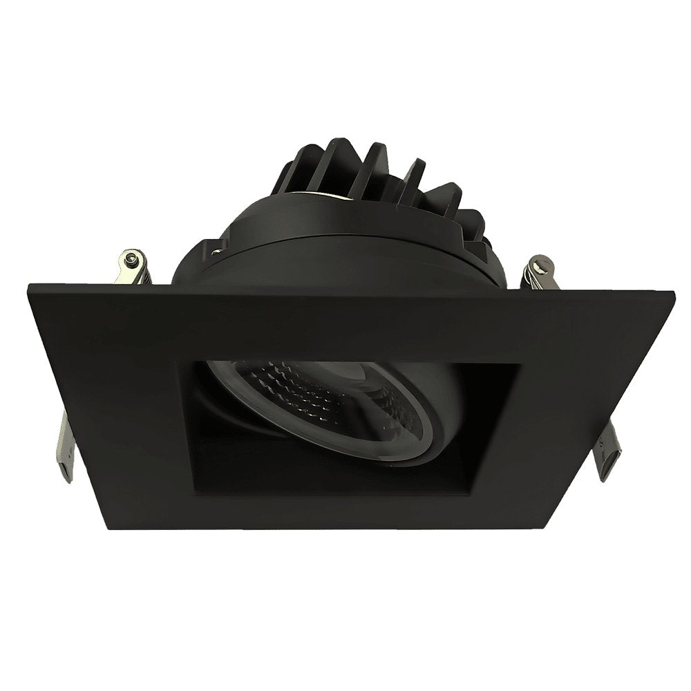 GDL-G48367Goodlite G-48367 14W LED 4" Square Gimbaled Downlight Selectable CCT Black