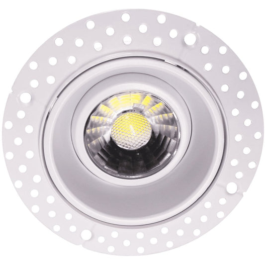 GDL-G48402Goodlite G-48402 2″ 8W Trimless Gimbaled Spotlight Selectable CCT