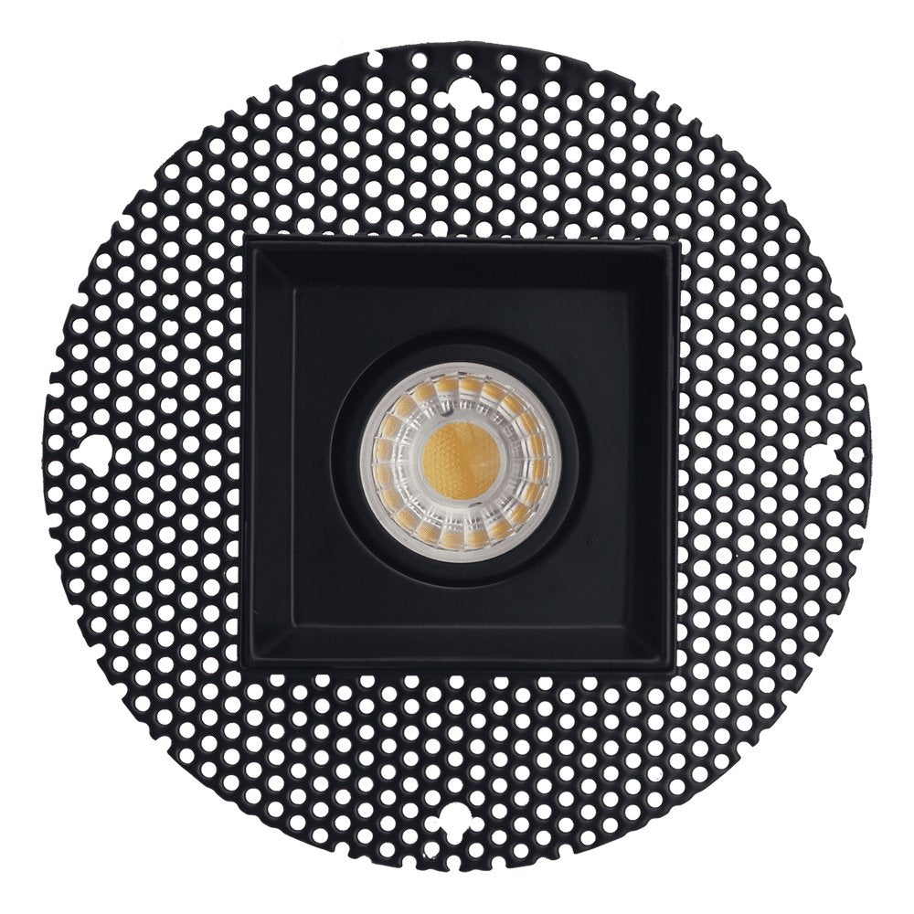GDL-G95720Goodlite G-95720 3″ 8W Square Trimless Gimbaled Luminaire Selectable CCT Black