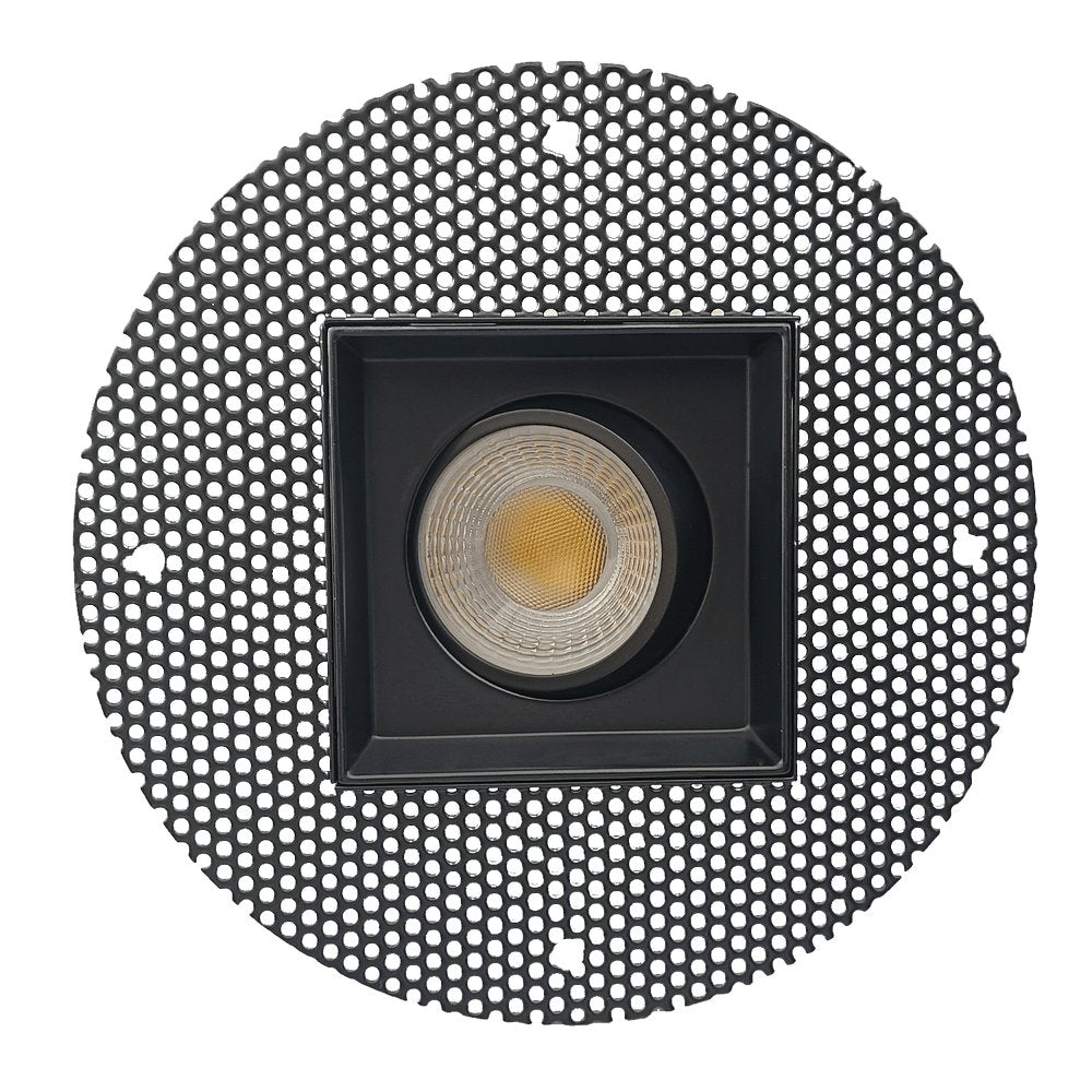 GDL-G95723Goodlite G-95723 3.5″ 14W Square Trimless Gimbaled Spotlight Selectable CCT Black