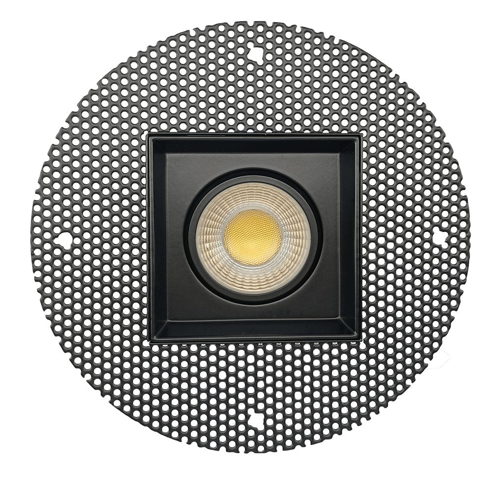 GDL-G95723Goodlite G-95723 4″ 14W Square Trimless Gimbaled Spotlight Selectable CCT Black
