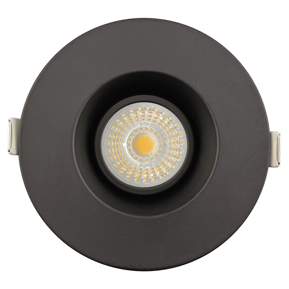 GDL-G97321Goodlite G-97321 11W LED 3" Round Regress Gimbal High Output Downlight Selectable CCT Black