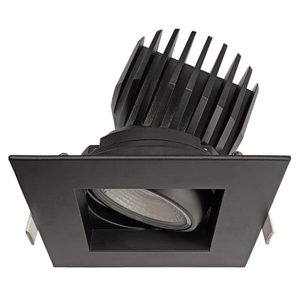 GDL-G97426Goodlite G-97426 4” 20W Square LED Regress Spotlight Gimbal Selectable CCT