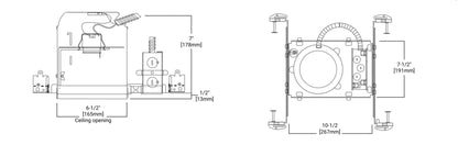 CLD-HALO-E7ICATHALO E7ICAT 6" IC Air-Tite New Construction Housing 120V