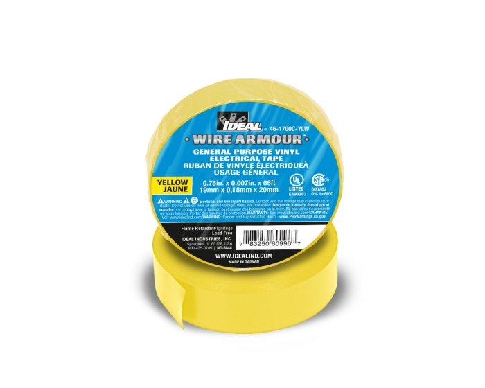 IDEAL-46-1700C-YLWIDEAL General Purpose Electrical Vinyl Tape