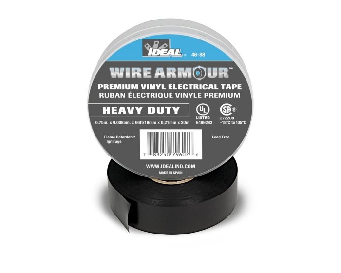IDEAL-46-88IDEAL WIRE ARMOUR™ Heavy-Duty Professional-Grade Vinyl Electrical Tape, 8.5 Mil