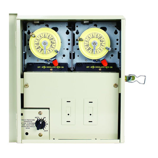 INT-PF1202TIntermatic PF1202T Freeze Protection Control Center with 2 Timers and Thermostat for 240V Cleaner Applications