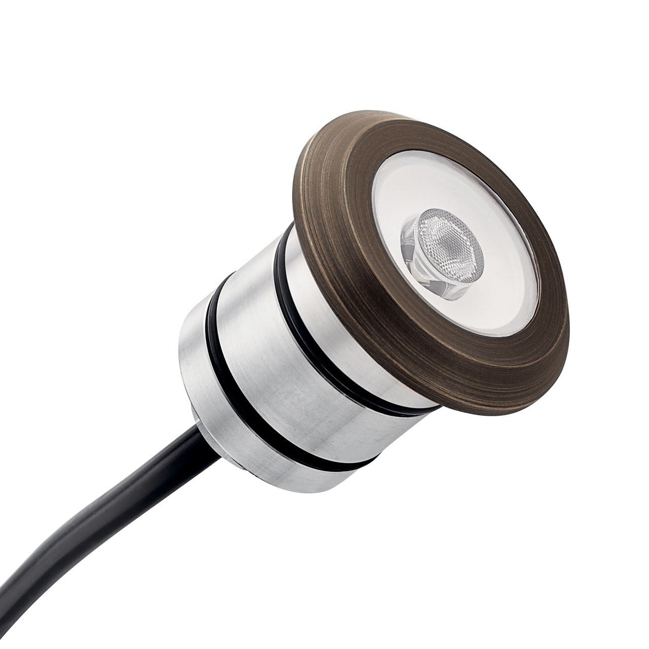 KICHLER-16140CBR27KICHLER 12V 1.5W/3W 100/200 Lumen LED Mini All-Purpose Recessed Light 27K/30K