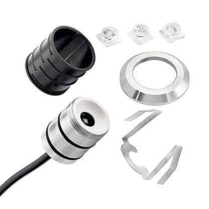 KICHLER-16140SS27KICHLER 12V 1.5W/3W 100/200 Lumen LED Mini All-Purpose Recessed Light 27K/30K