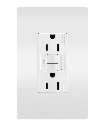 LEG-1597TRWLegrand 1597TR radiant® Spec Grade 15A Tamper Resistant Self Test GFCI Receptacle