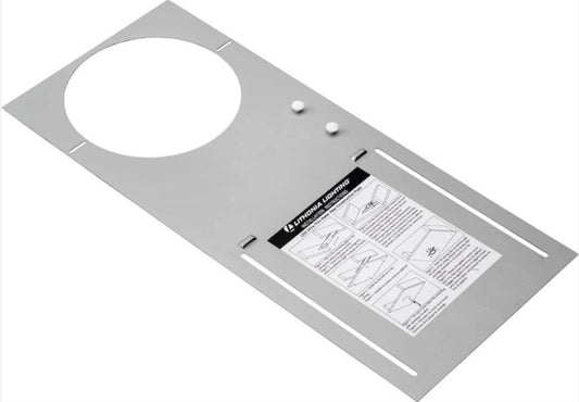 LITH-WF6 PAN R12Lithonia New Construction Rough-In Mounting Plate 3/4/6 Inch Round Plate 12 Pack