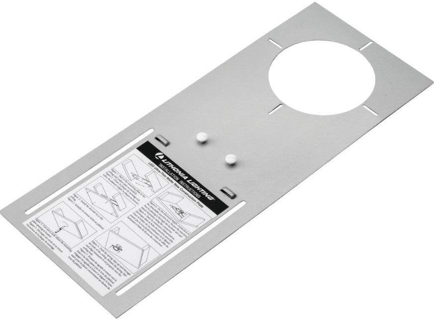 LITH-WF4 PAN R12Lithonia New Construction Rough-In Mounting Plate 3/4/6 Inch Round Plate 12 Pack