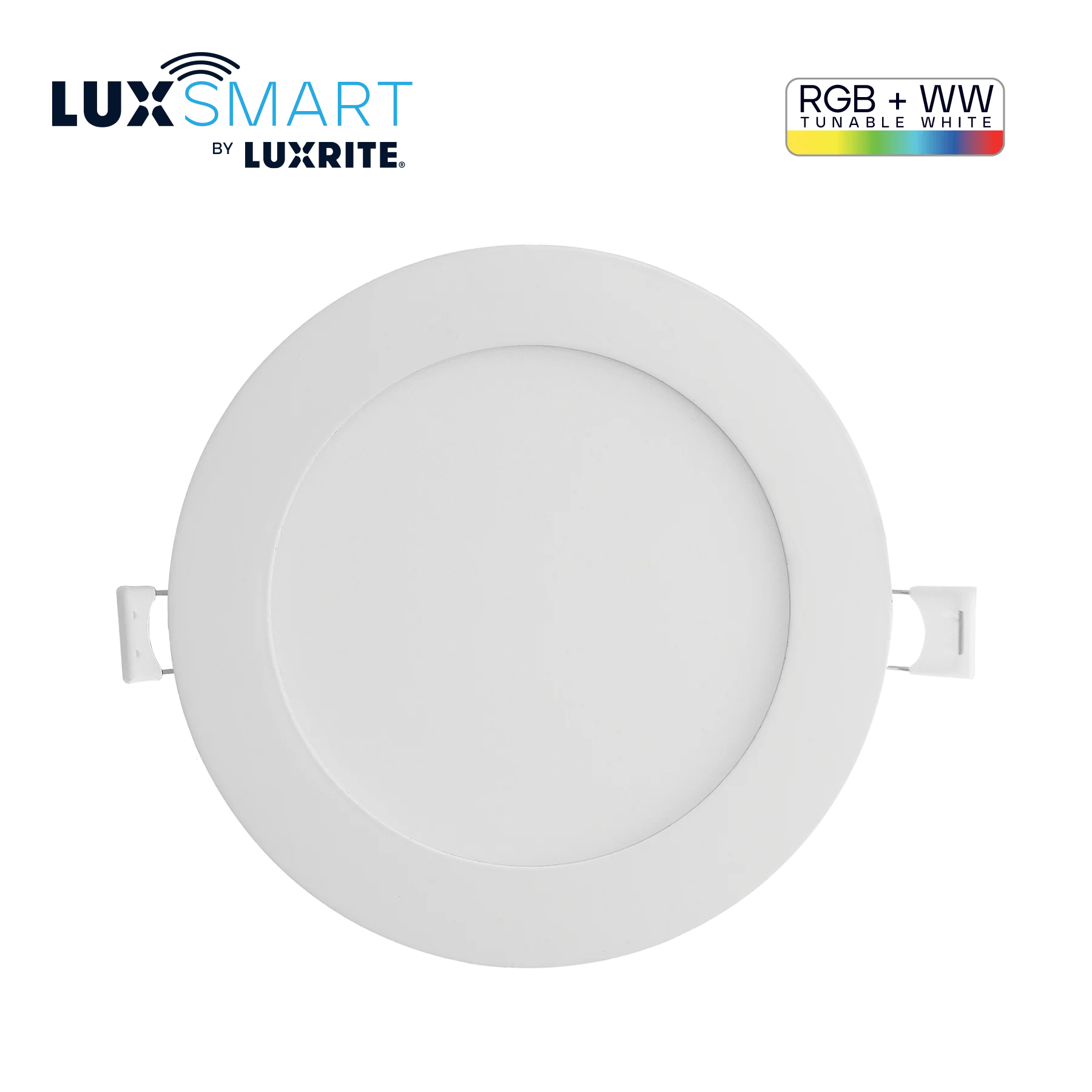 LUXRITE-LR22740Luxrite LR22740 4" 10.5W LED Round Recessed Slim Wafer Selectable RGBW