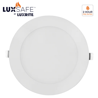 LUXRITE-LR23485Luxrite LR23485 6" 15W LED Fire Rated Wafer Selectable CCT
