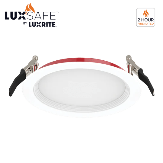 LUXRITE-LR23493Luxrite LR23493 6" 13W LED Fire Rated Baffle Wafer Selectable CCT