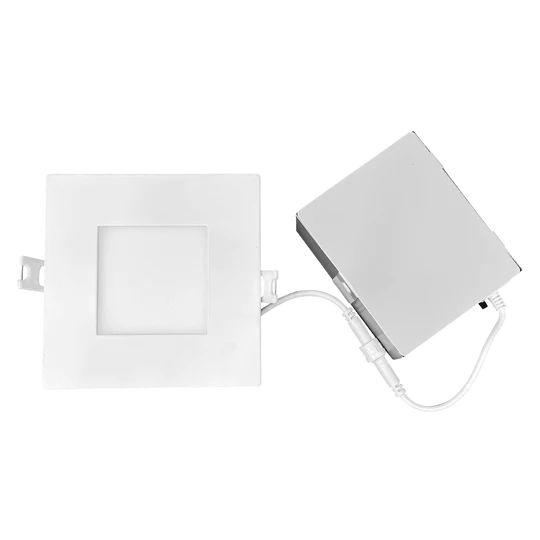 LUX-LR23759Luxrite LR23759 4" 10W LED Square Recessed Slim Wafer Selectable CCT