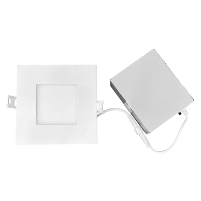 LUX-LR23759Luxrite LR23759 4" 10W LED Square Recessed Slim Wafer Selectable CCT