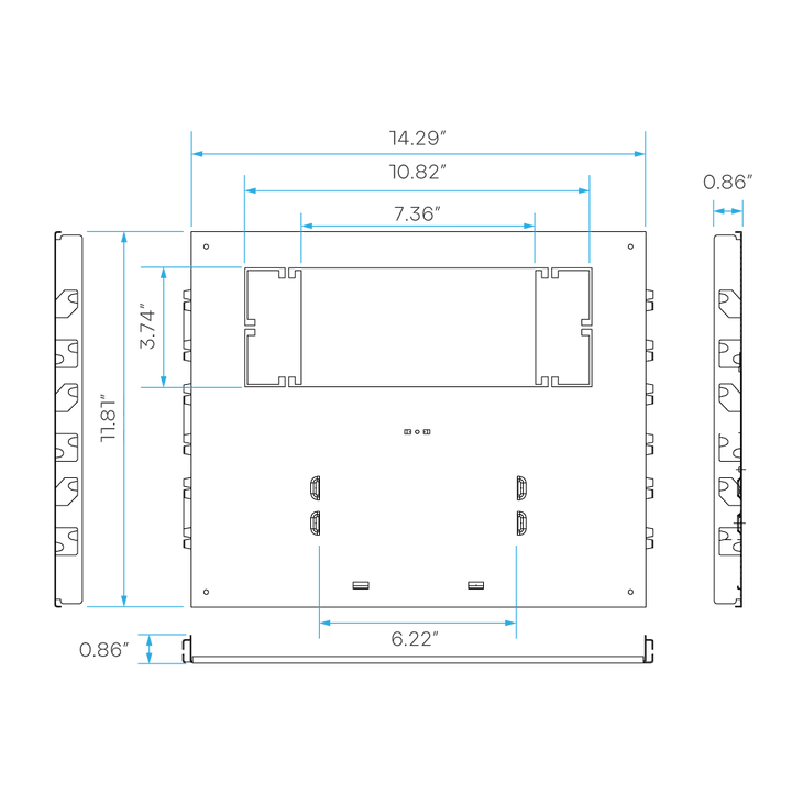 Luxrite-LR41007Luxrite LR41007 Round New Construction Mounting Plate