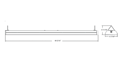 RAB-CW4RAB CW4 4FT 44W C-Wrap Selectable Output Selectable CCT