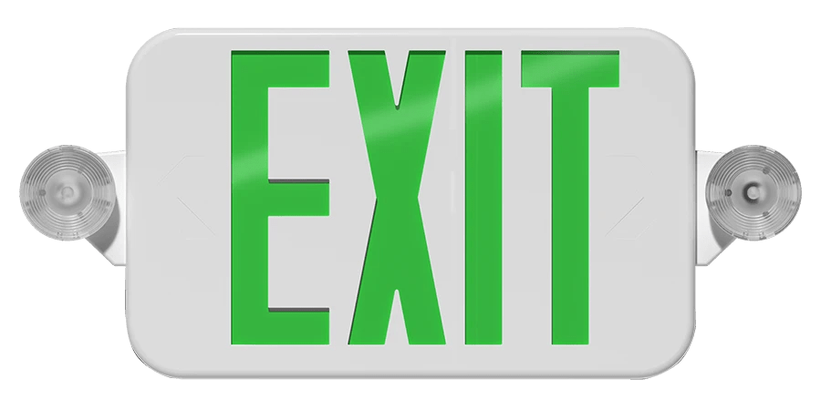 Combos Signe RAB ECOMBO34 LED Exit Combo Sign Red/Green – COMMUNITY LIGHTING ...