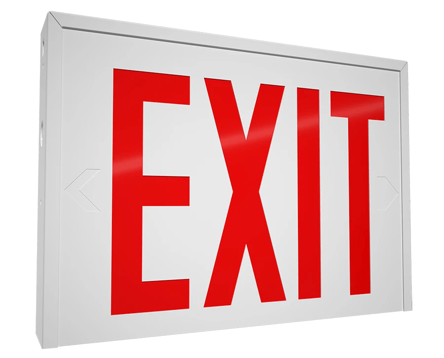 RAB-EXIT-NYRAB EXIT-NY LED Exit Sign Red NYC Approved Emergency Backup