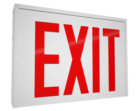RAB-EXIT-NYRAB EXIT-NY LED Exit Sign Red NYC Approved Emergency Backup