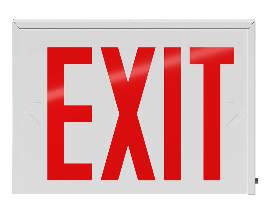 RAB-EXIT-NY/ERAB EXIT-NY LED Exit Sign Red NYC Approved Emergency Backup