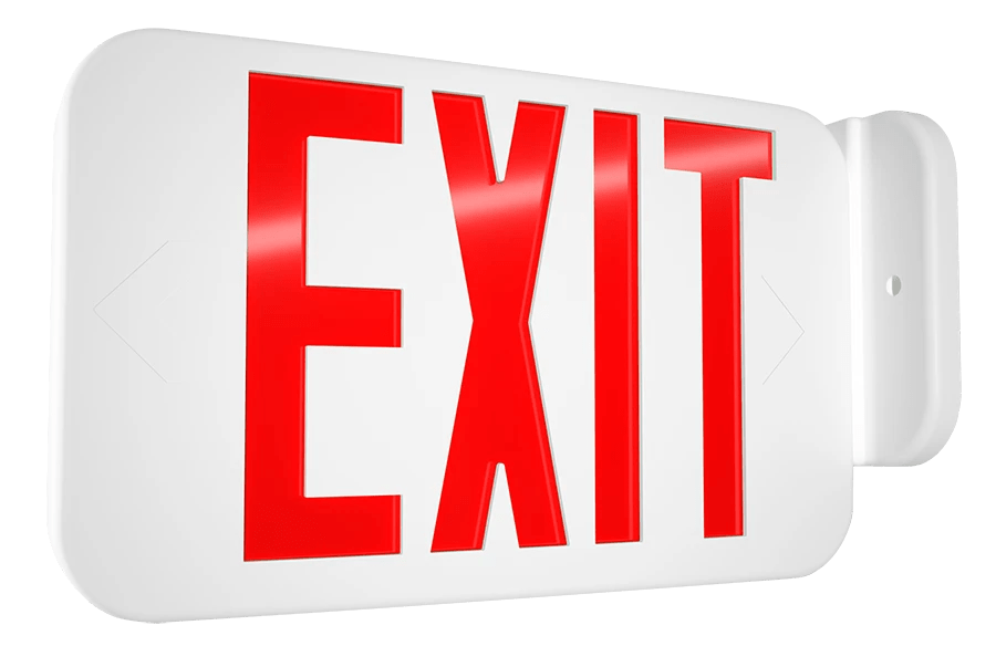 RAB-EXIT34/ERAB EXIT34 LED Exit Sign Red/Green Emergency Backup