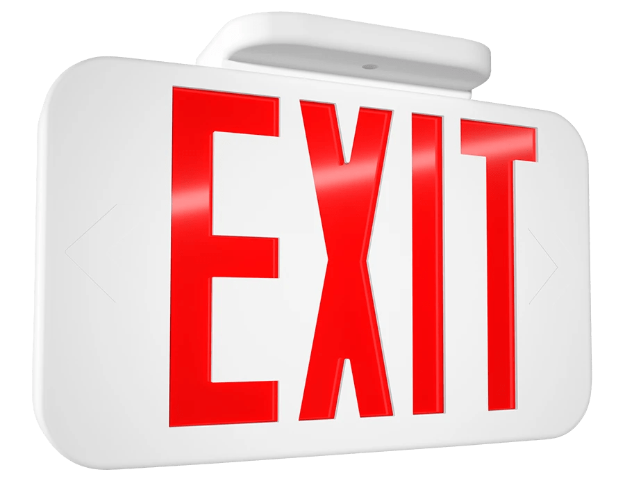RAB-EXIT34/ERAB EXIT34 LED Exit Sign Red/Green Emergency Backup