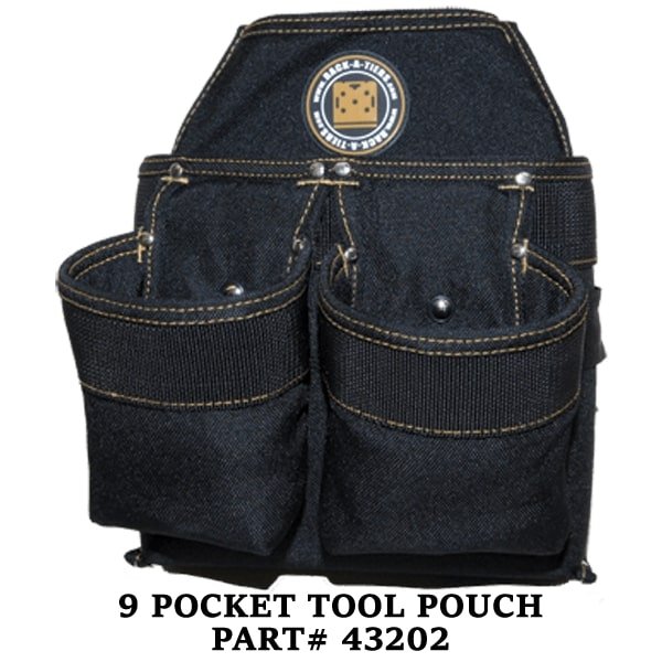 RACK-43202Rack-A-Tiers 43202 9 Pocket Tool Pouch
