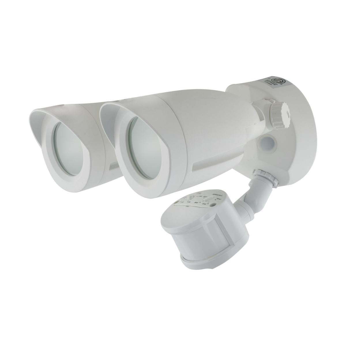 SATCO-65-717SATCO 65-711 20W LED 2 Bullet Head Security Light With Motion Sensor 30K/40K