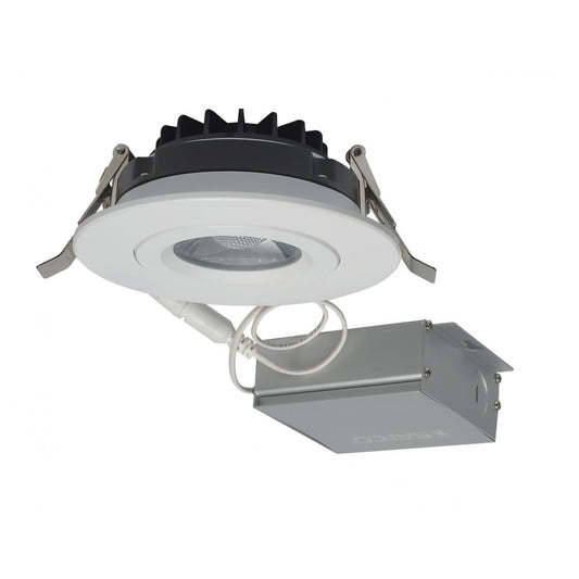 SATCO-S11618SATCO S11618 12W LED Round Recessed GIMBALED Direct Wire Downlight 4" 30K