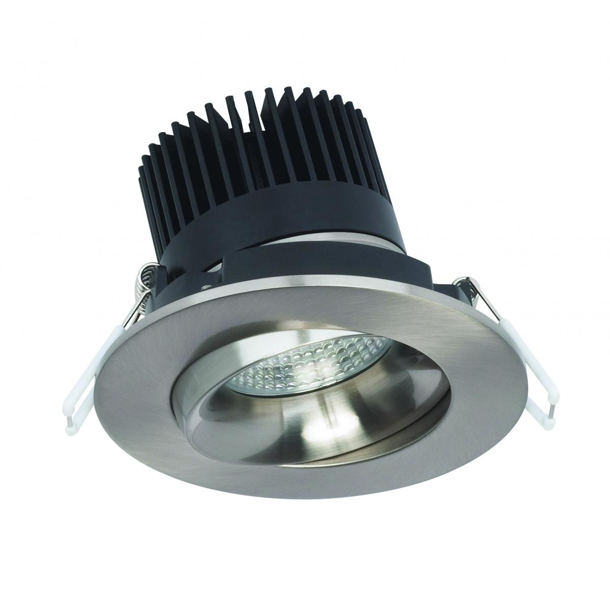 SATCO-S11626SATCO S11624 12W LED Round Recessed GIMBALED Direct Wire Downlight 3.5" 30K