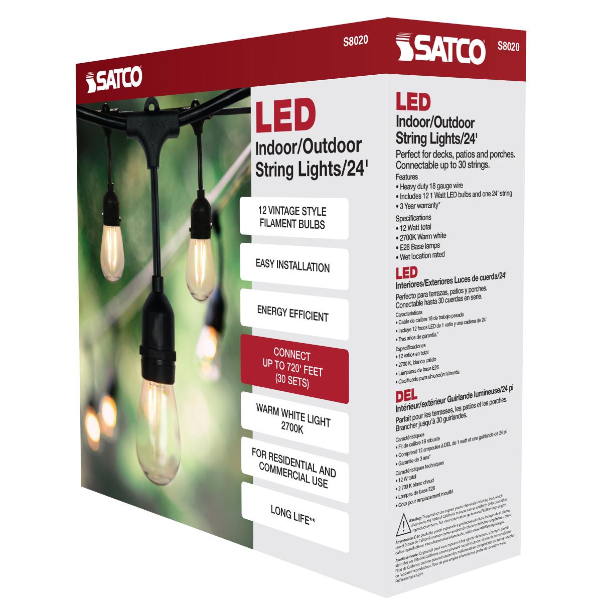 SATCO-S8020SATCO S8020 24FT/LED/STRING LIGHT/120V