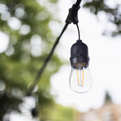 STERNO-GL40593Sterno Homes 48FT LED Vintage Outdoor Waterproof String Lights