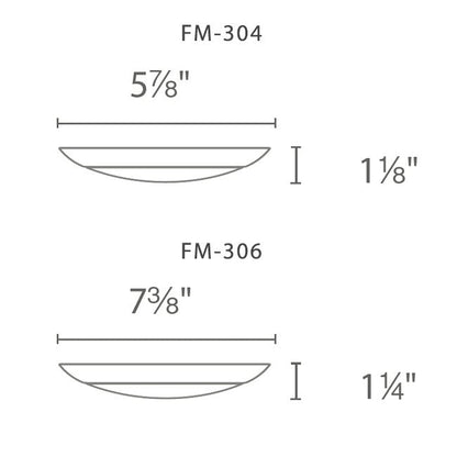 WAC-FM-304-930-WTWAC Lighting FM-304 12W 4" LED Disk Light Flush 30K