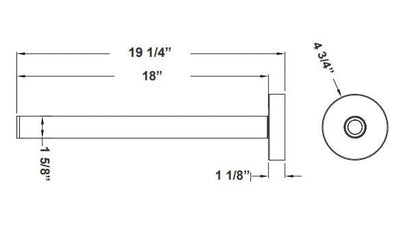 Westgate-CMC1XL-MCT-WHWestgate CMC1XL 1'' 10W Cylinder Light Selectable CCT