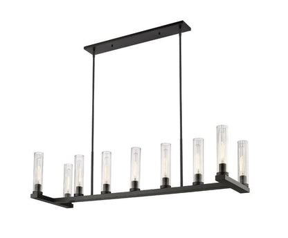 3031-8BRZZ-Lite 3031 Beau Collection Linear Island Chandelier