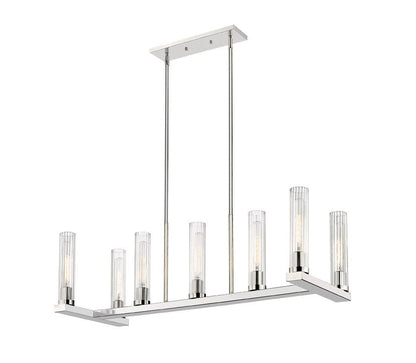 3031-6PNZ-Lite 3031 Beau Collection Linear Island Chandelier