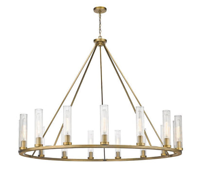 3031-15RBZ-Lite 3031 Beau Collection Round 6-15 Bulb Chandelier