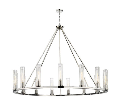 3031-15PNZ-Lite 3031 Beau Collection Round 6-15 Bulb Chandelier