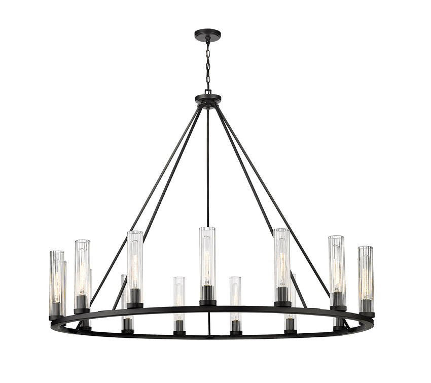 3031-15BRZZ-Lite 3031 Beau Collection Round 6-15 Bulb Chandelier