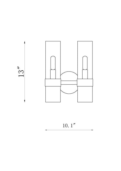 4008-2S-RBZ-Lite 4008 Datus Wall Sconce