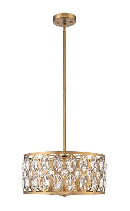 6010-20HBZ-Lite 6010 Dealey Collection Round Chandelier