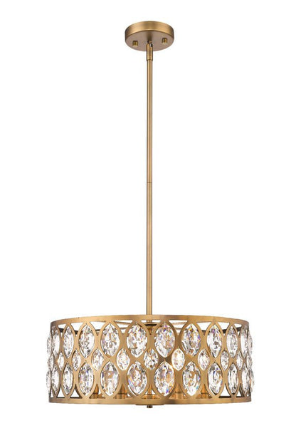 6010-24HBZ-Lite 6010 Dealey Collection Round Chandelier