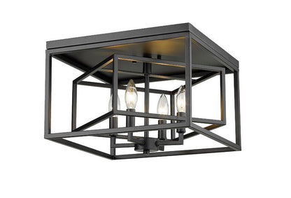 457F-MBZ-Lite Euclid 457 Collection 4 Bulb Flush Mount